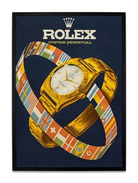 Vintage Rolex Poster .